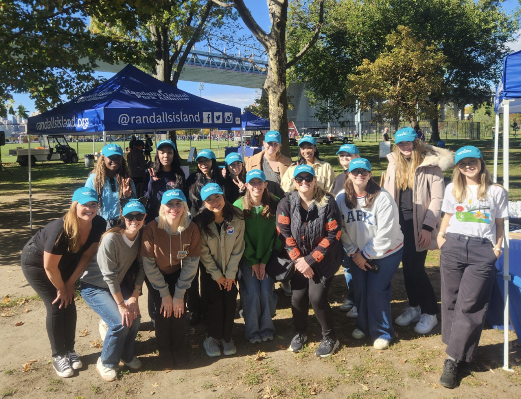 Members of the NYJL pictured at Randall's Island during Community Partner Day